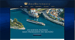 Desktop Screenshot of amawaterways.com.br
